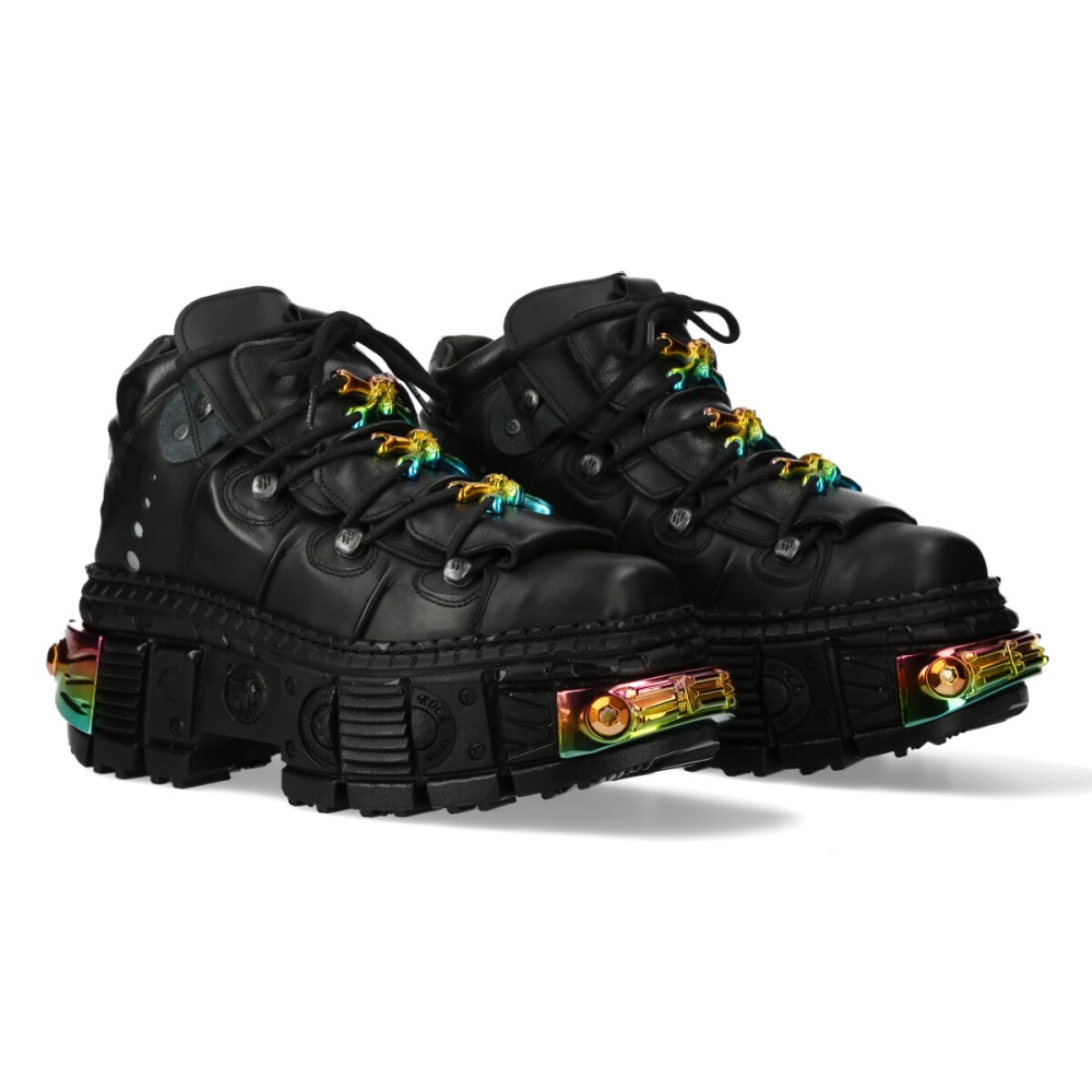 New Rock - M-WALL106-S23 Plateausneaker - Schwarz